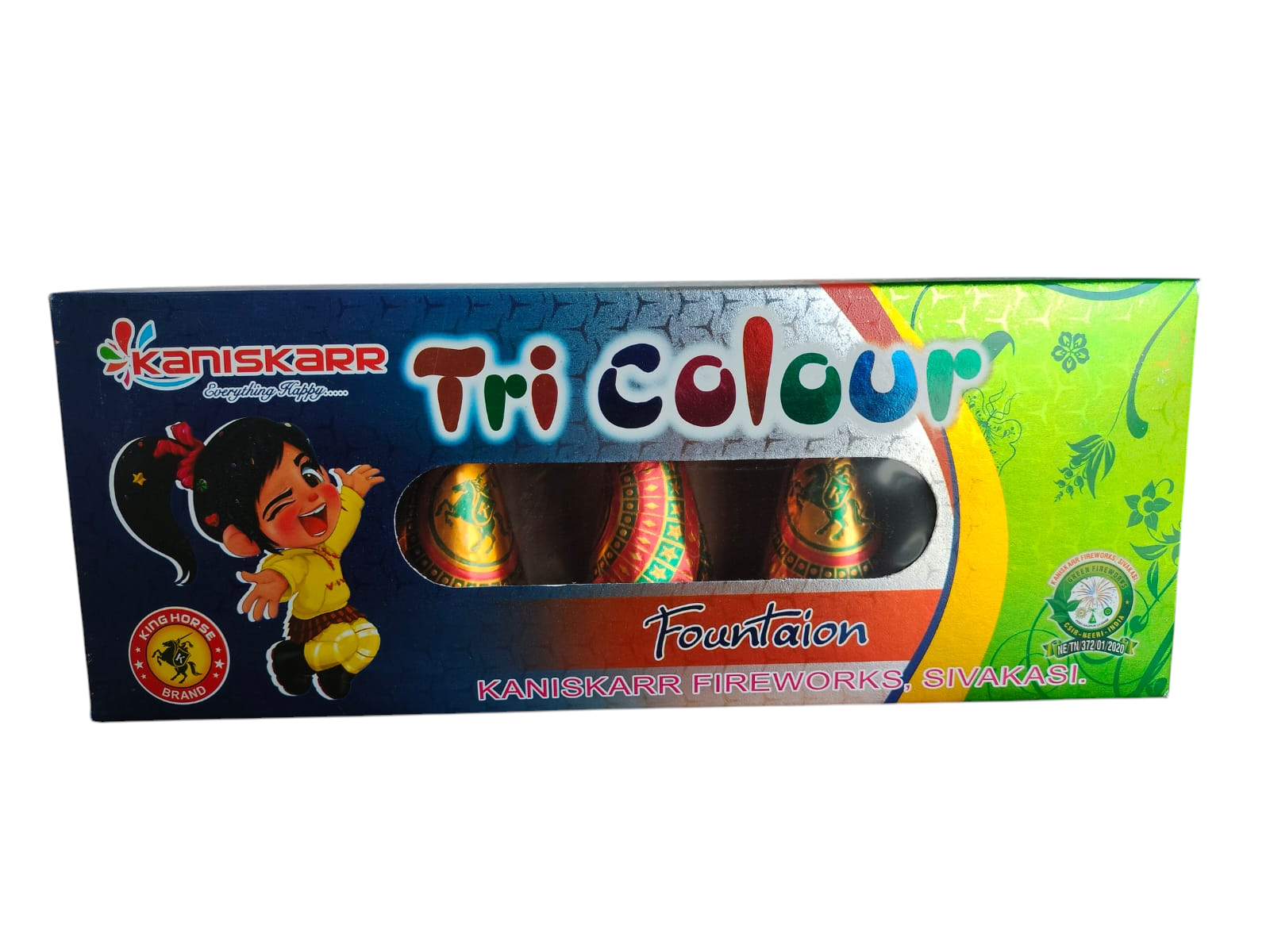 TRICOLOUR (R & G BALL) WINDOW (5 PCS)